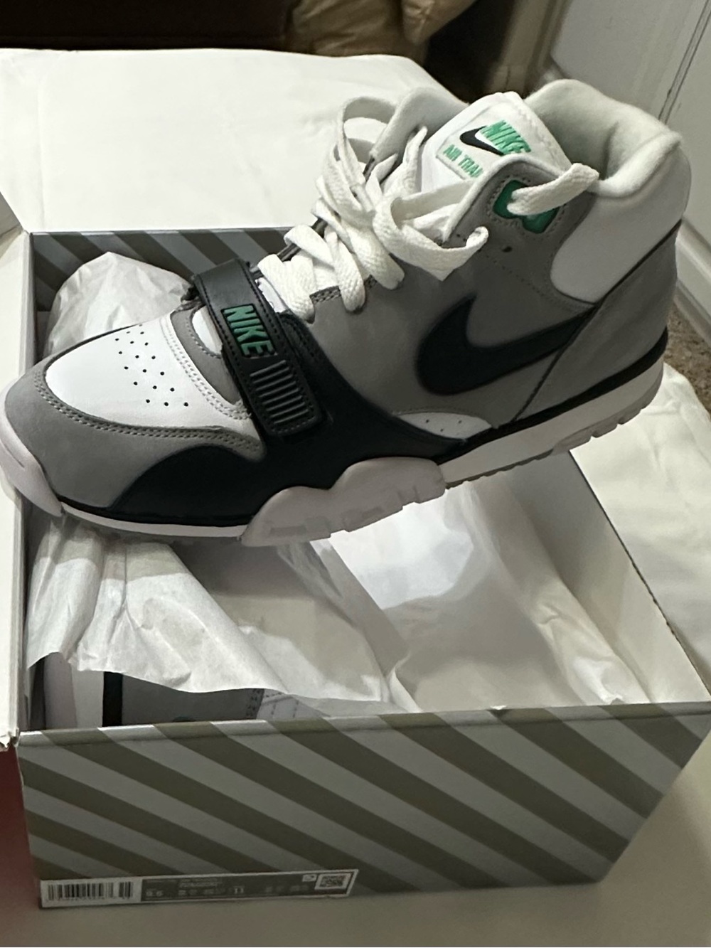 Nike Red Shoe Box with Black and White Labels